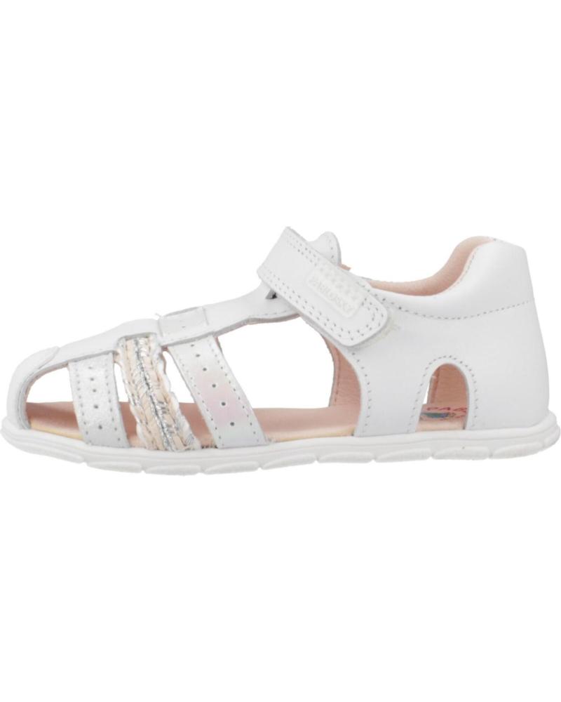 SANDALIAS PABLOSKY 051400P BLANCAS PARA NIÑA BLANCO