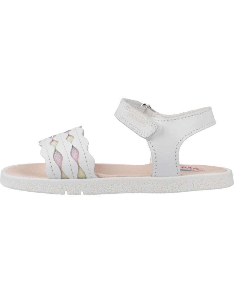 SANDALIAS PABLOSKY MODELO 054000P BLANCAS CON TIRA TRENZADA BLANCO