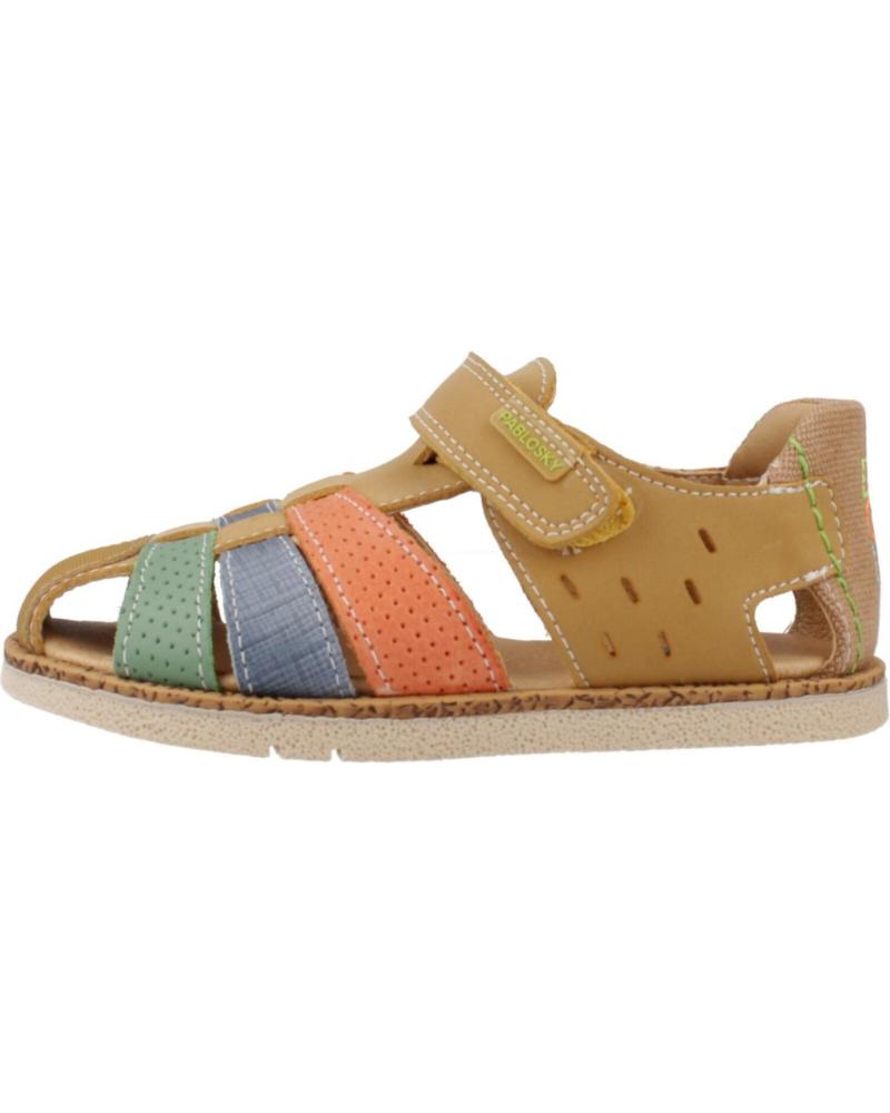 Sandalias de Niño PABLOSKY SANDALIAS NINO MODELO 055183P COLOR MARRON AMBRA