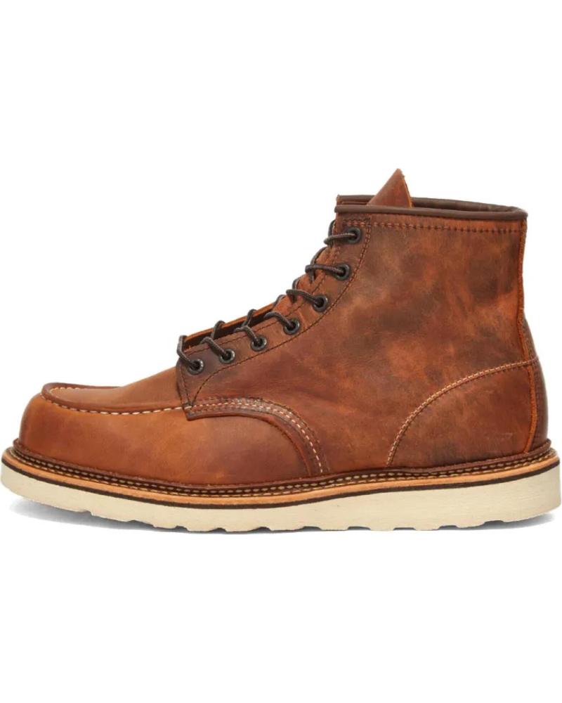 Botins de Homem RED WING 1907 HERITAGE WORK 6 MOC TOE BOOT COPPER ROUGH TOUGH - 39 BROWN