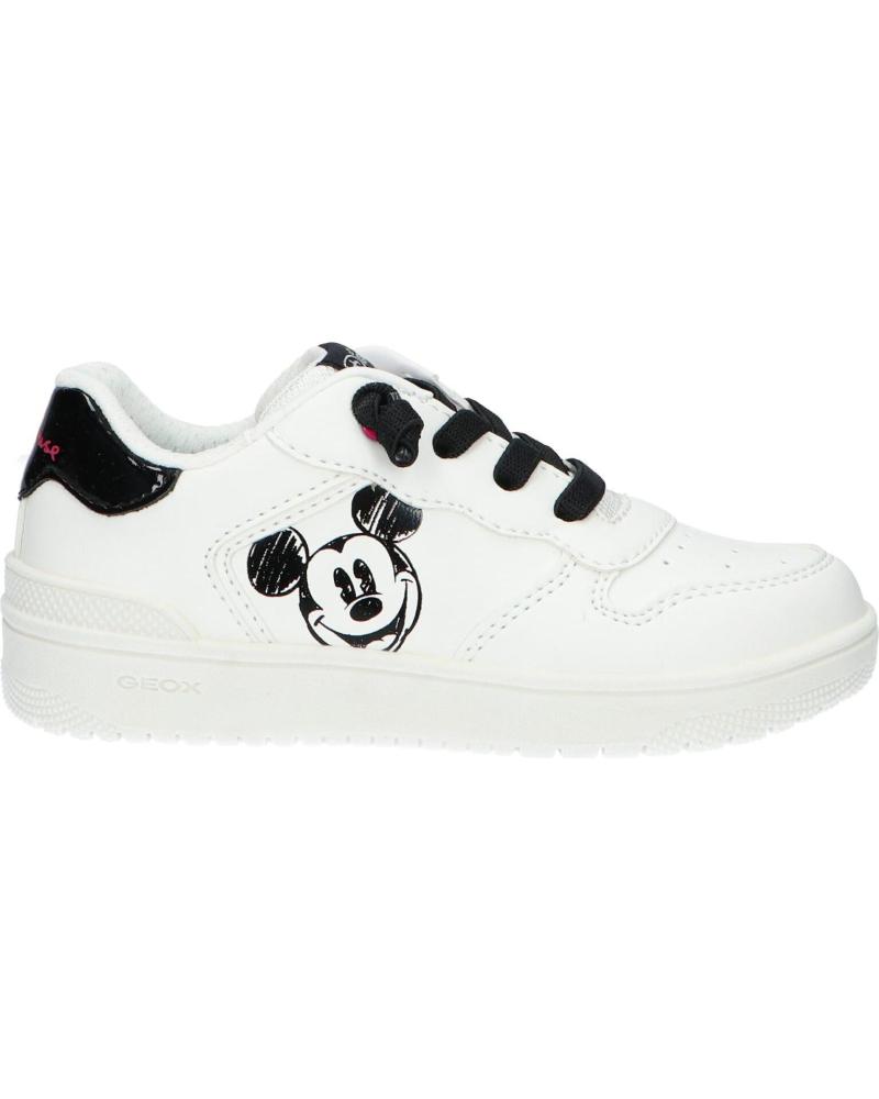 GEOX ZAPATILLAS NINO MODELO J WASHIBA GIRL COLOR BLANCO C0404