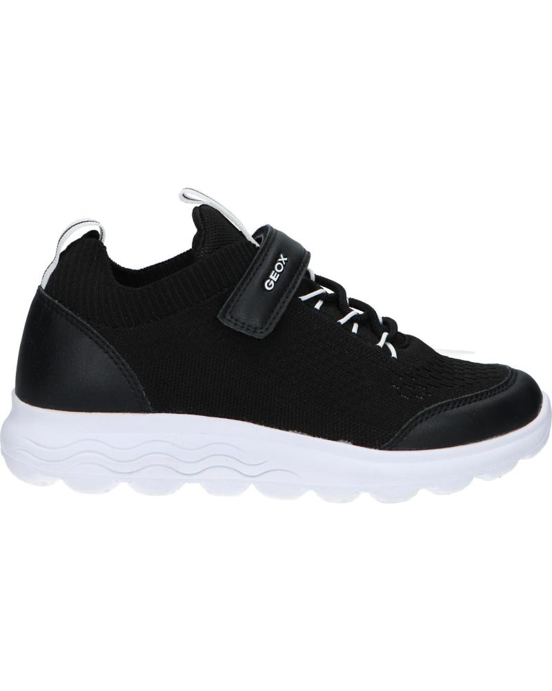 Deportivas de Niño GEOX J26H7C 06KBC J SPHERICA C9999 BLACK NEGRO