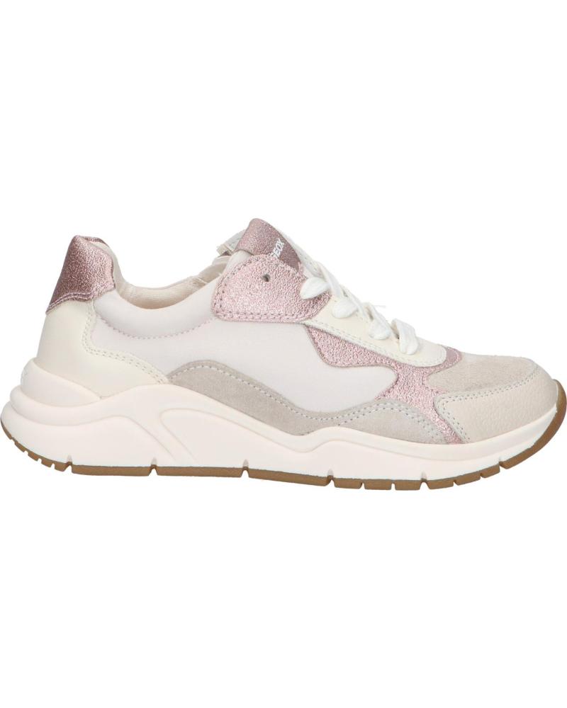 Deportivas de Mujer y Niña GEOX J4597B 022FU J MAWAZY C1Q8W OFF WHITE-LT ROSE