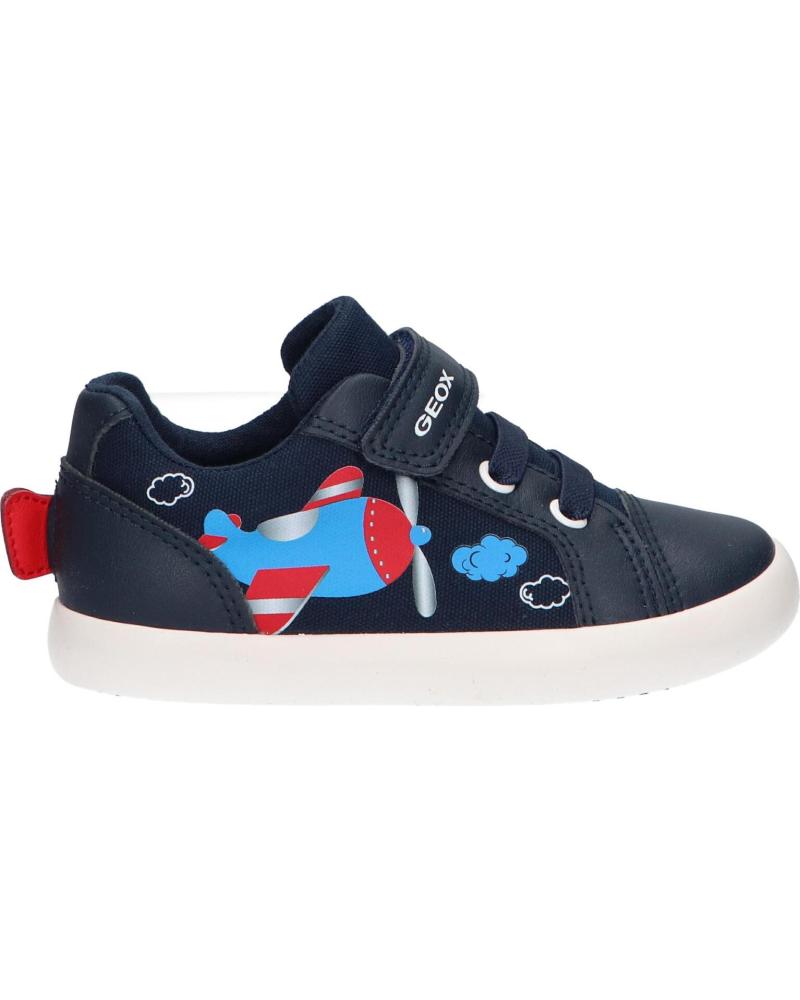 Deportivas de Niño GEOX B451NC 01054 B GISLI C0735 NAVY-RED C0735