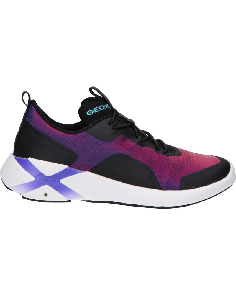 Deportivas de Niña GEOX J04BMA 0AS54 J PLAYKIX C8277 VIOLET-BLACK MULTICOLOR