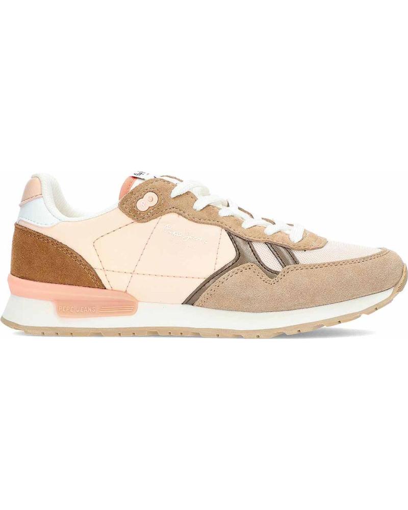Deportivas de Mujer PEPE JEANS DEPORTIVAS PARA MUJER BRIT CAMP PLS40038 CAMELBEIGE
