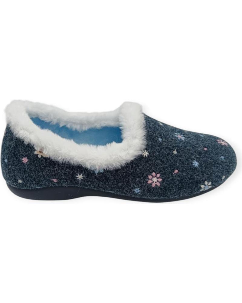 Pantufas de Mulher BEREVERE ZAPATILLA CASA AZUL