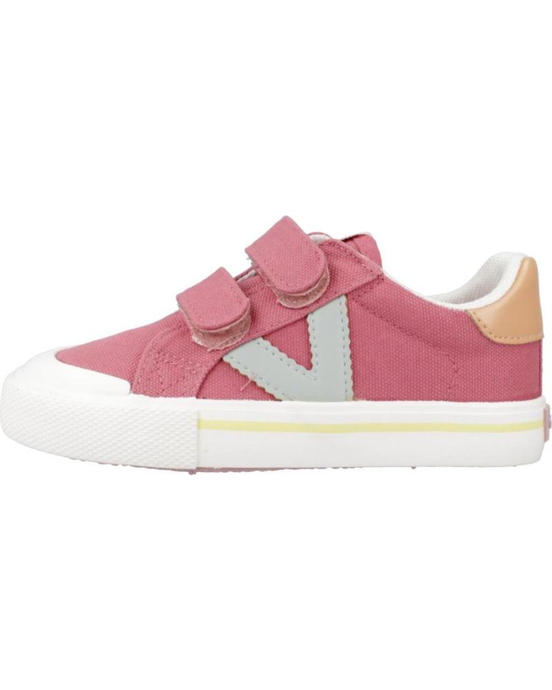 ZAPATILLAS VICTORIA TRIBU BASKET LONA FRESA CON TIRAS ADHERENTES - MODELO 1065189 ROSA