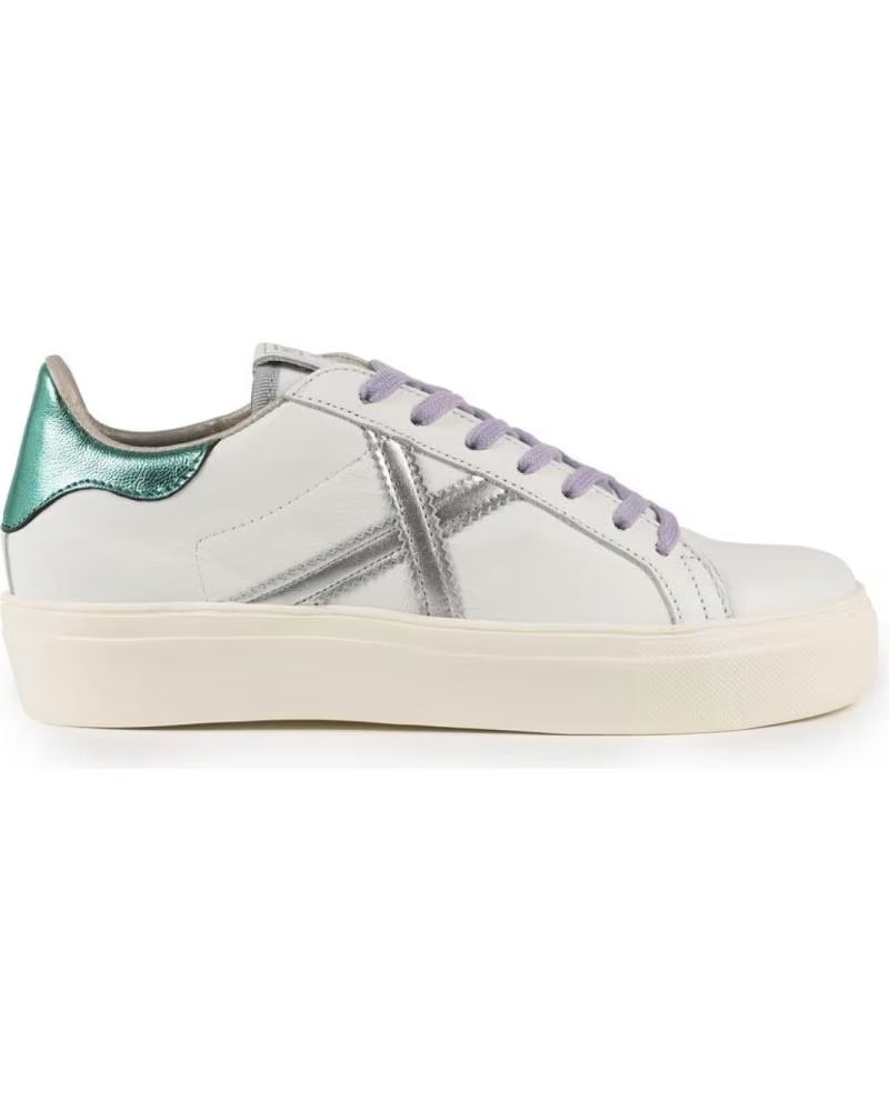 MUNICH Zapatillas deportivas bajas 'Rete Sky'  verde / plata – imagen 4