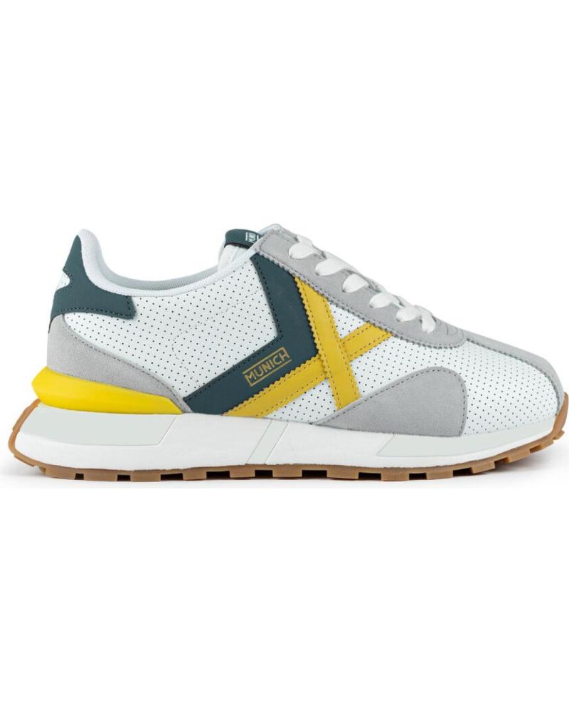 MUNICH SAPPORO 8350190 - ZAPATILLAS DEPORTIVAS CASUAL BLANCO, VERDE Y AMARILLO VERDE
