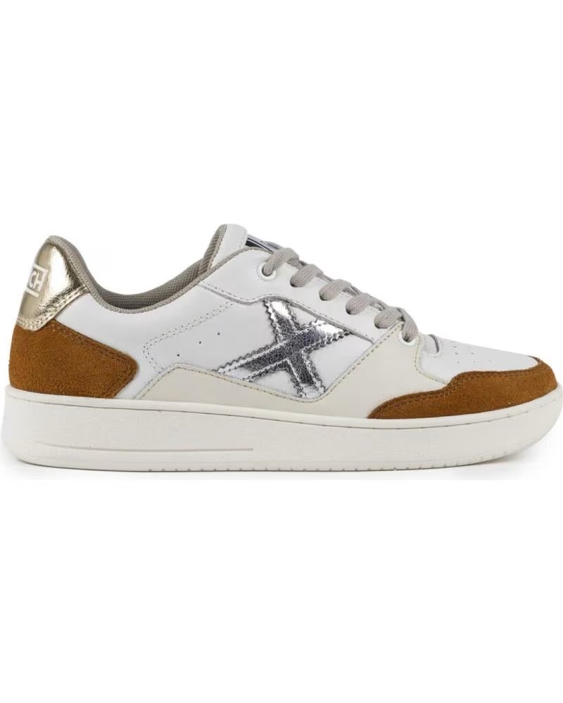 Munich Zapatillas Legit 96 para Mujer Blanco Beige Marrã"n