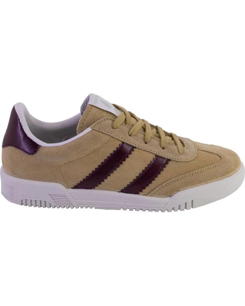 Deportivas de Mujer ROAL 35002 ZAPATILLAS CASUAL DE MUJER ANTE SERRAJE CAMEL