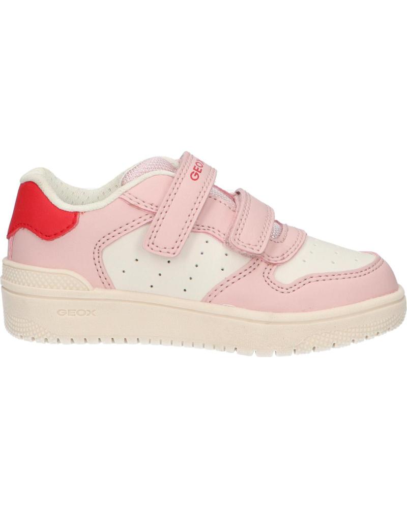 Deportivas de Niña GEOX J45HXB 000BC J WASHIBA C1M8W LT IVORY-LT ROSE