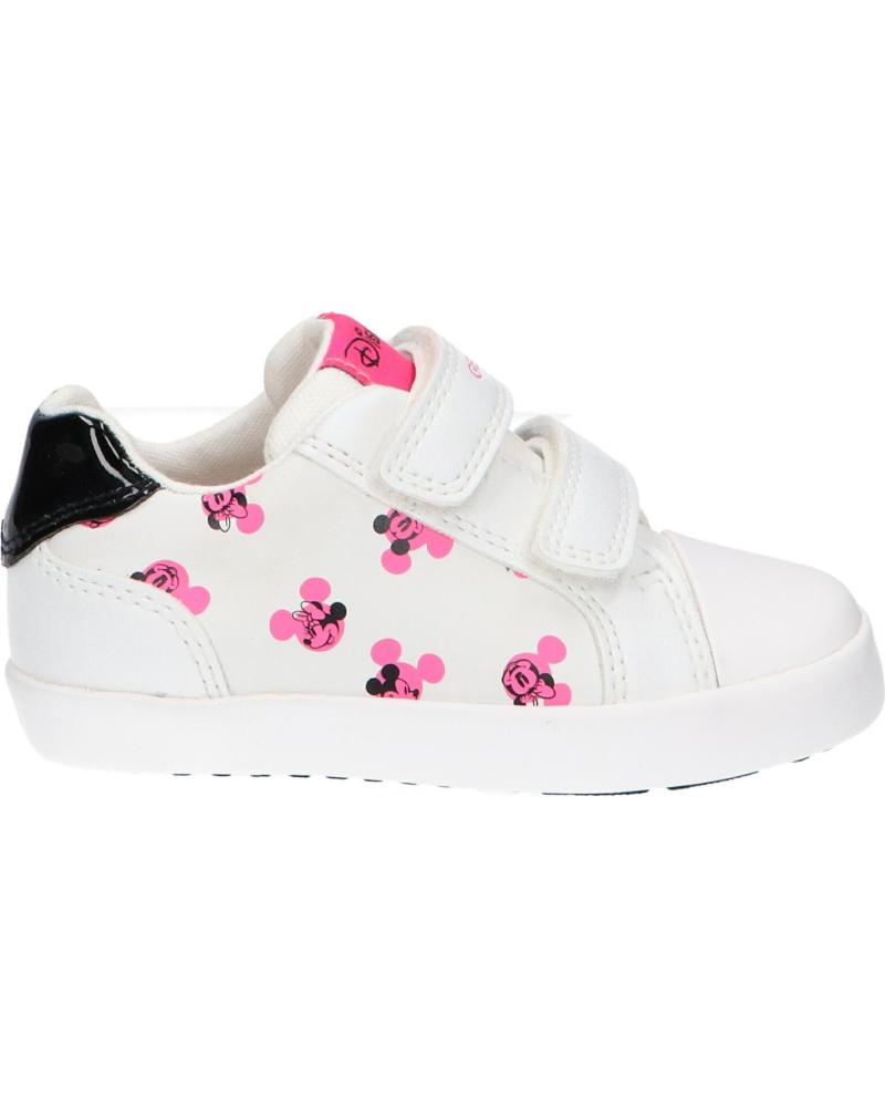 Deportivas de Niña GEOX B45D5D 08554 B KILWI C1441 WHITE-FLUOFUCHSIA C1441