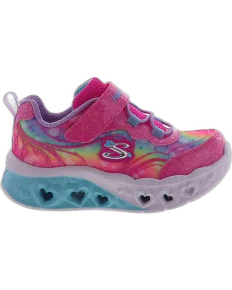 Deportivas de Niña SKECHERS ZAPATILLAS FLUTTER HEART LIGHTS PARA NINAS EN COLOR ROSA