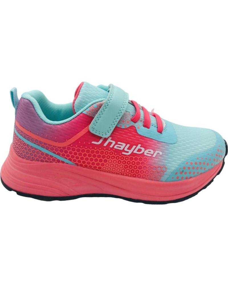 JHAYBER RITMO JR ZN450559 ZAPATILLAS DEPORTIVAS MULTICOLOR ROSA CON VELCRO ROSA