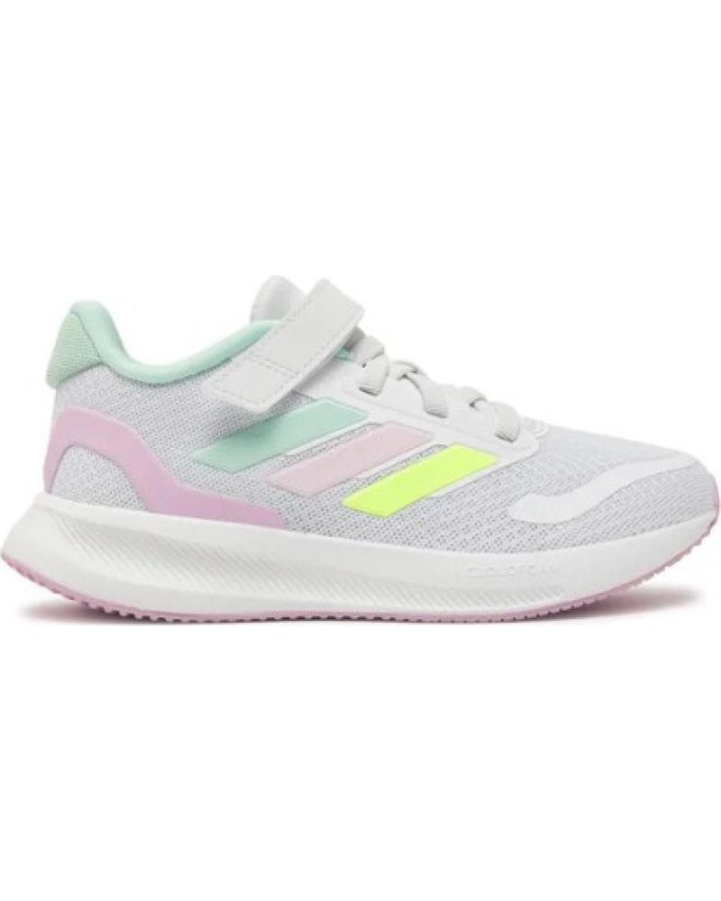 ADIDAS RUNFALCON 5 EL JP5153 NIÑA DEPORTIVAS VELCRO BLANCO