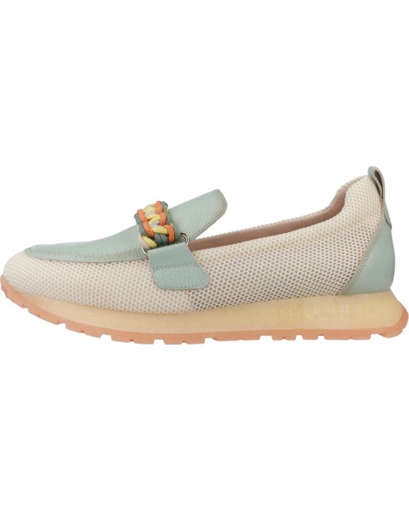 Mocassins de Mulher HISPANITAS MOCASINES MUJER MODELO HV253948 COLOR VERDE EUCLPT