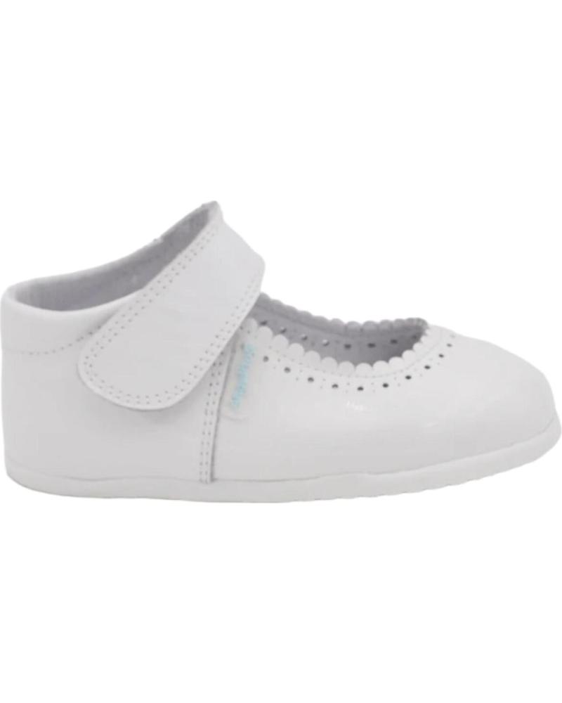 Zapatos de Niña ANGELITOS ZAPATOS 540 MERCEDITAS RESPETUOSA BLANCO