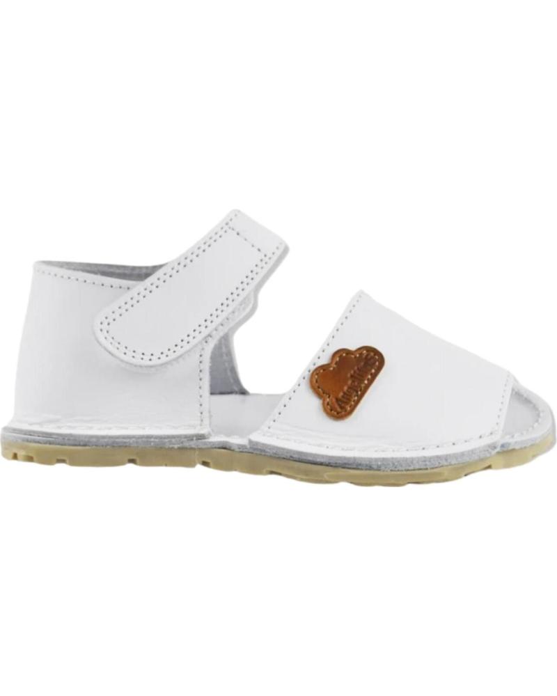 Sandalias de Niña ANGELITOS ZAPATOS 270 MENORQUINA RESPETUOSA BLANCO