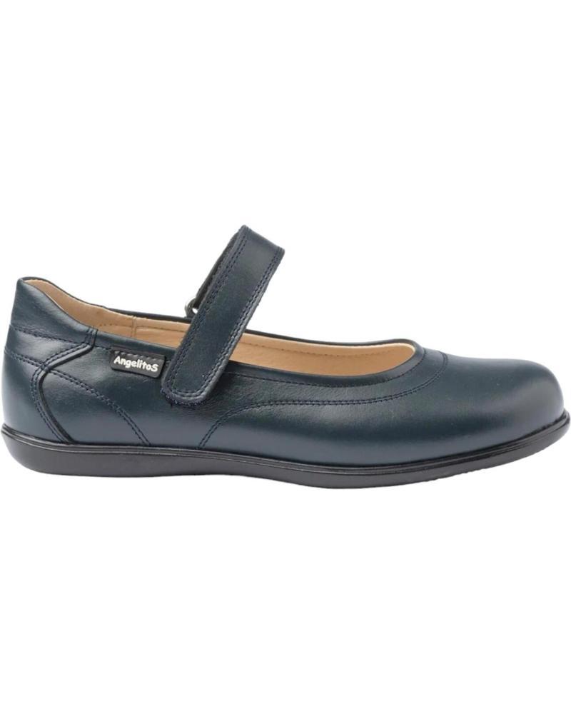 Sapatos de Menina ANGELITOS BAILARINAS 460 BAILARINA COLEGIAL AZUL