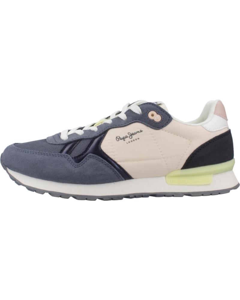Deportivas de Mujer PEPE JEANS ZAPATILLAS MUJER MODELO BRIT CAMP W COLOR AZUL 559DRK