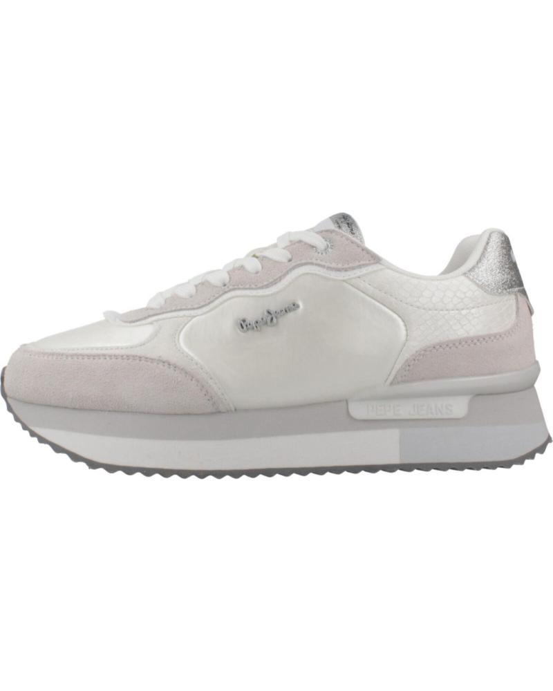 Deportivas de Mujer PEPE JEANS ZAPATILLAS MUJER MODELO RUSPER SHINE COLOR BLANCO 800WHT