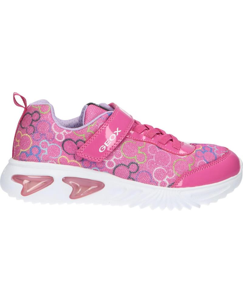 Deportivas de Niña GEOX J45E9D 09LHH J ASSISTER C8238 FUCHSIA-MULTICOLOR