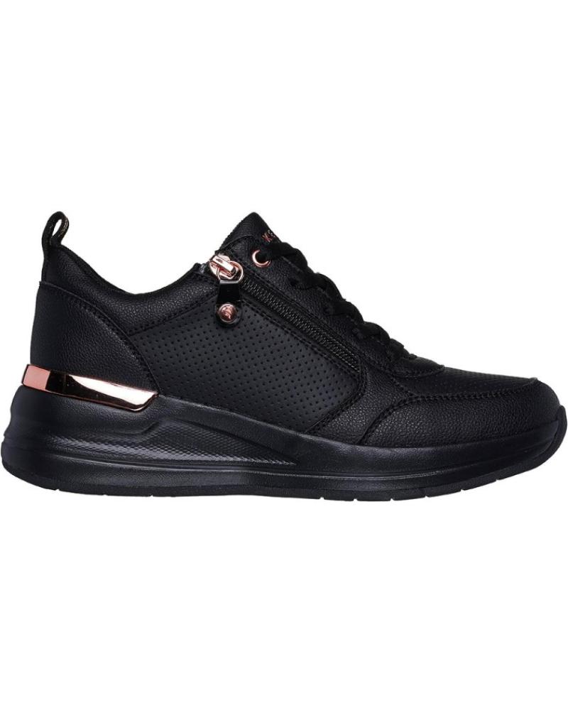 Deportivas de Mujer SKECHERS SNEAKERS BILLION 2 FINE SHINE MUJER - NEGRO