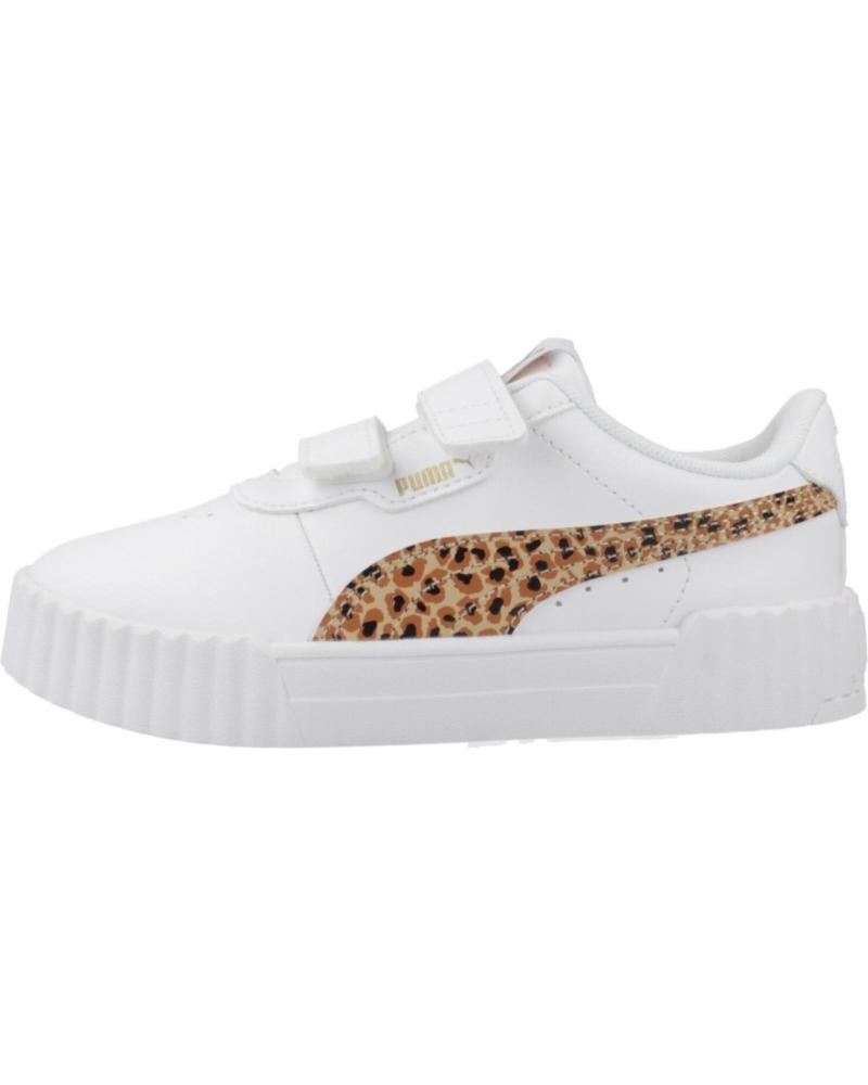 Deportivas de Niña PUMA ZAPATILLAS NINA MODELO CARINA 3 0 ANIMAL V PS COLOR BLANCO W WHITE