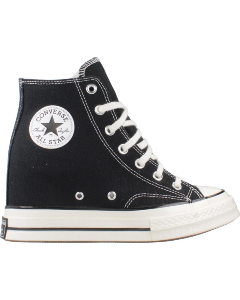 Deportivas de Mujer CONVERSE ZAPATILLAS MUJER MODELO CHUCK 70 WEDGE COLOR NEGRO BLACK