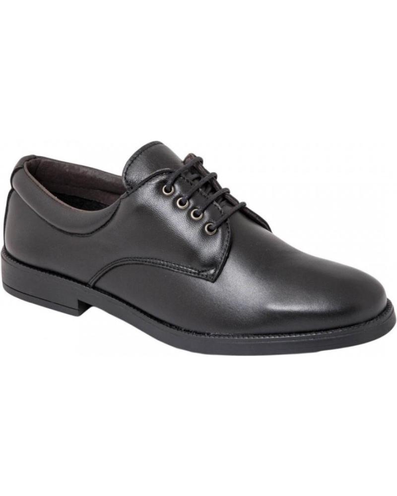Sapatos de Homem MAXI CONFORT ZAPATO PIEL CLASICO Y COMODO SUELA DE GOMA NEGRO