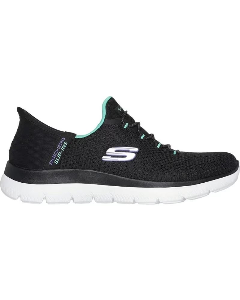 Skechers Sneakers Summits Mujer Negro
