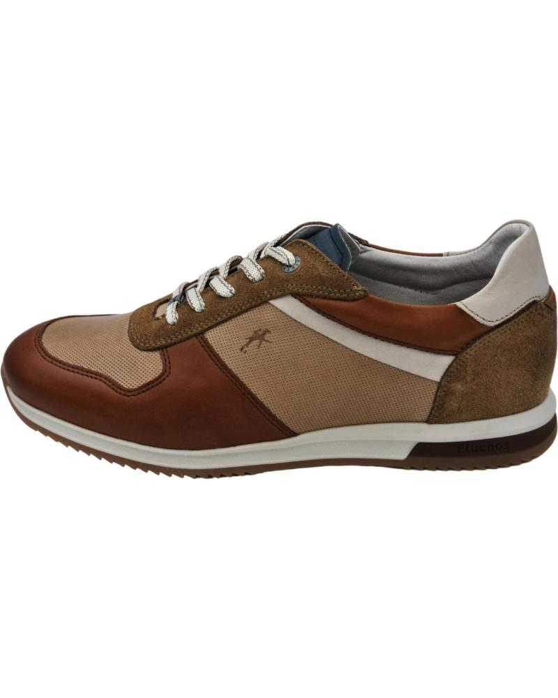 Deportivas de Hombre FLUCHOS - DEPORTIVO CIERRE DE CORDONES PLANTILLA EXTRAIBL HABANA CUERO