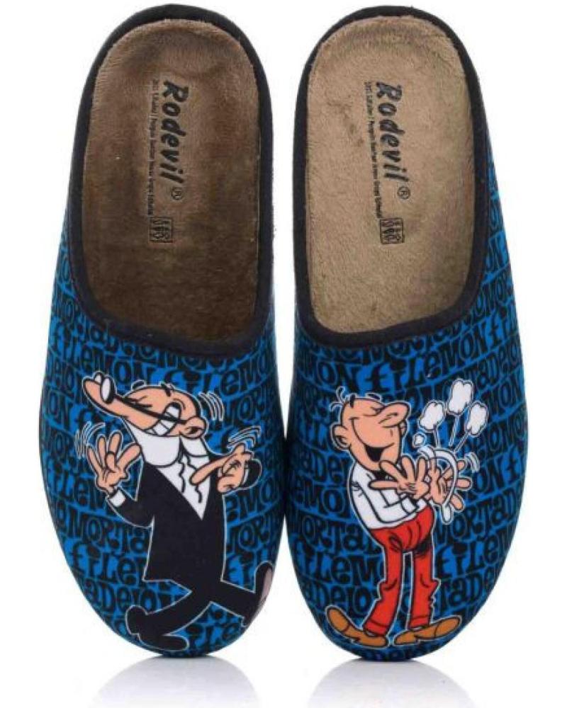 Pantufas de Homem RODEVIL ZAPATILLA CASA HOMBRE ABIERTA MORTADELO 539 VARIOS COLORES