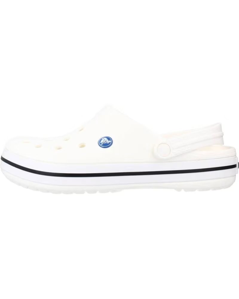 Zuecos Unisex Crocs Crocband Blancos White – imagen 4