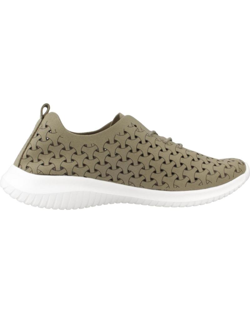 Sapatilhas de Mulher EOLIGEROS ZAPATILLAS MUJER MODELO LIBERTE COLOR VERDE KAKI