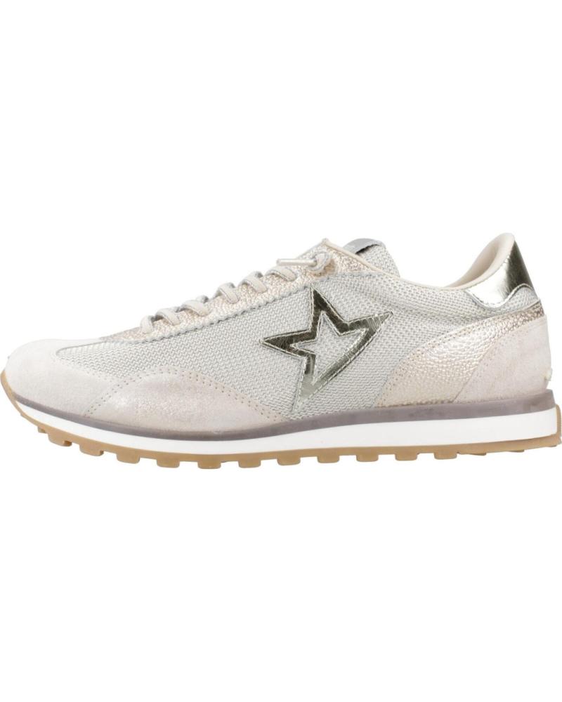 Sapatilhas de Mulher CETTI ZAPATILLAS ANTE REJILLA CHAMPAGNE