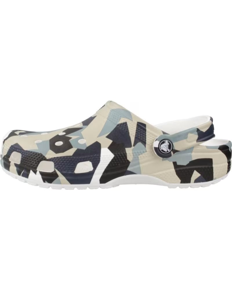 Crocs Zuecos Mujer Modelo Geo Camo Clog Color Animal Print Whtmlt