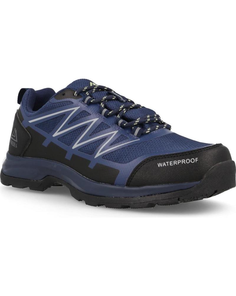 Deportivas de Hombre PAREDES ZAPATILLAS TREKKING HOMBRE LIGERAS VELEFIQUE AZUL MARINO MOC AZUL AZUL