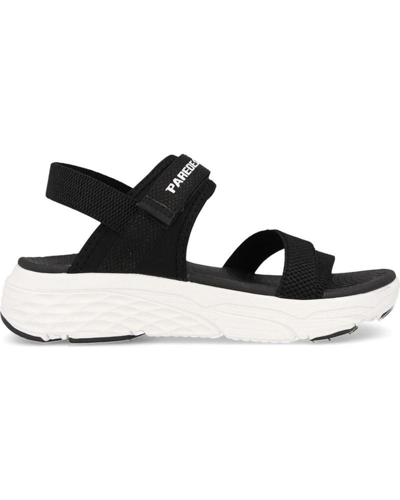 PAREDES SANDALIAS CASUAL MUJER ARUCAS NEGRO BLANCO