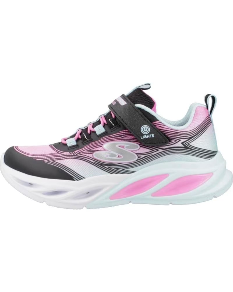 Skechers Zapatillas Nina Modelo Cosmic Glow Color Negro Bkmt