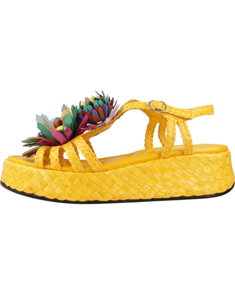 Sandálias de Mulher PONS QUINTANA SANDALIAS MUJER MODELO MAUI COLOR AMARILLO 111