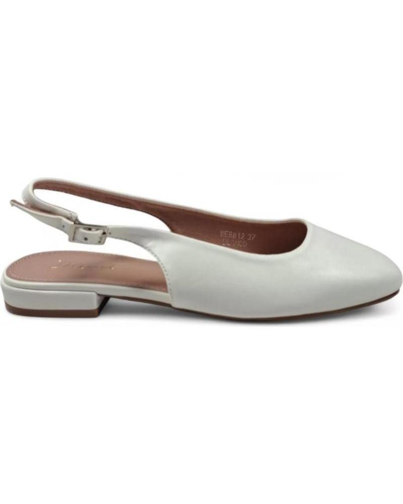 Sandalias de Mujer TIMBOS TACON DESTALONADO MUJER 131117 BLANCO