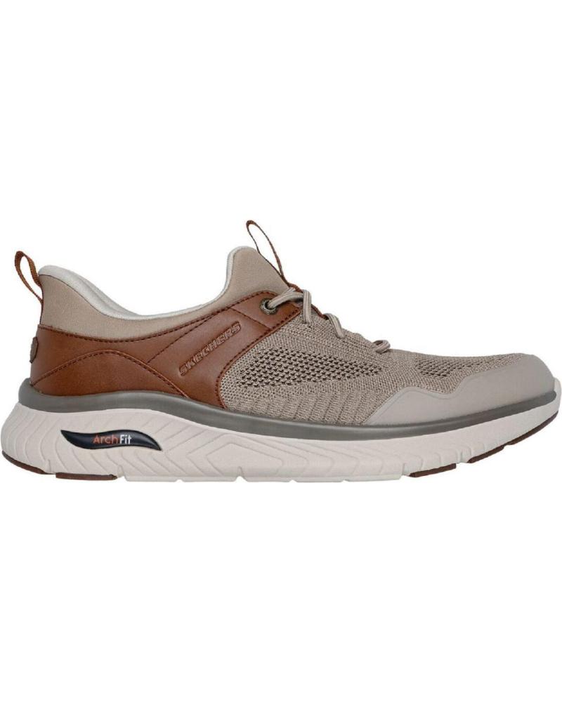 Deportivas de Hombre SKECHERS 205340 ZAPATILLAS CASUAL DE HOMBRE SLIP INS TAUPE