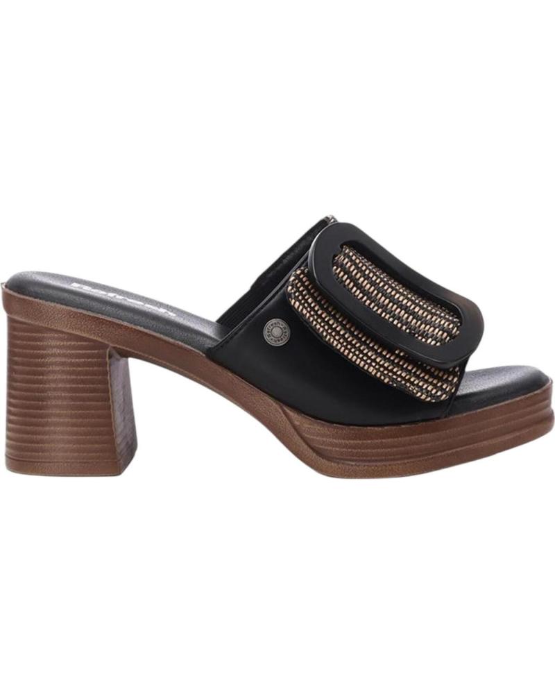 ZUECO DE TACÓN REFRESH 17252202 NEGRO NEGRO