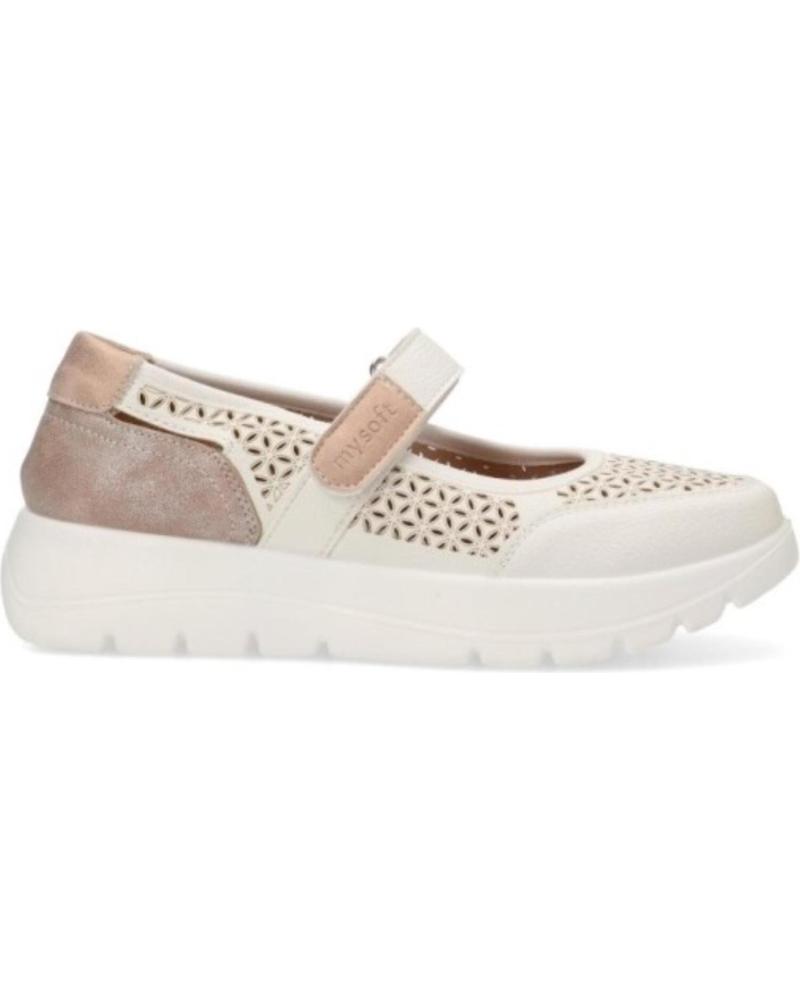 Esportes de Mulher MYSOFT MERCEDITAS CONFORT PARA MUJER 25M263 COLOR BLANCO
