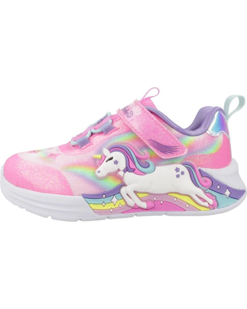 SKECHERS UNICORN CHASER PKMT ZAPATILLAS ROSAS PARA NIÑA PKMT