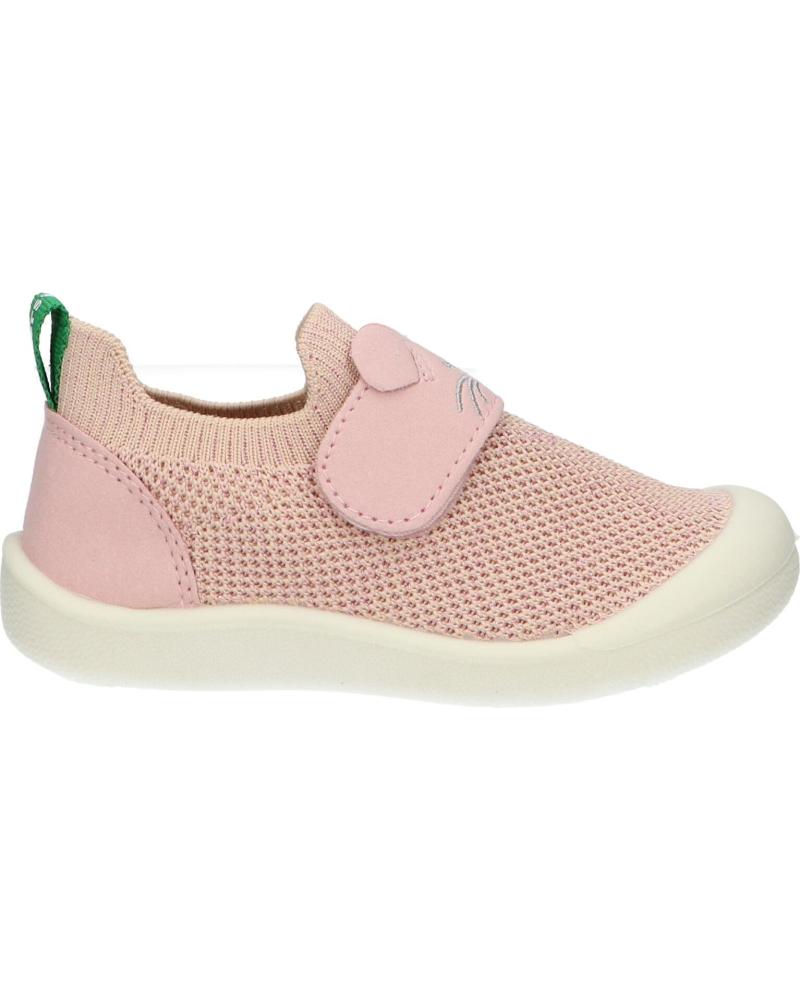Deportivas de Niña KICKERS 972410-10 KICKRATCH POLYESTER KNITTLUREX 131 ROSE CLAIR