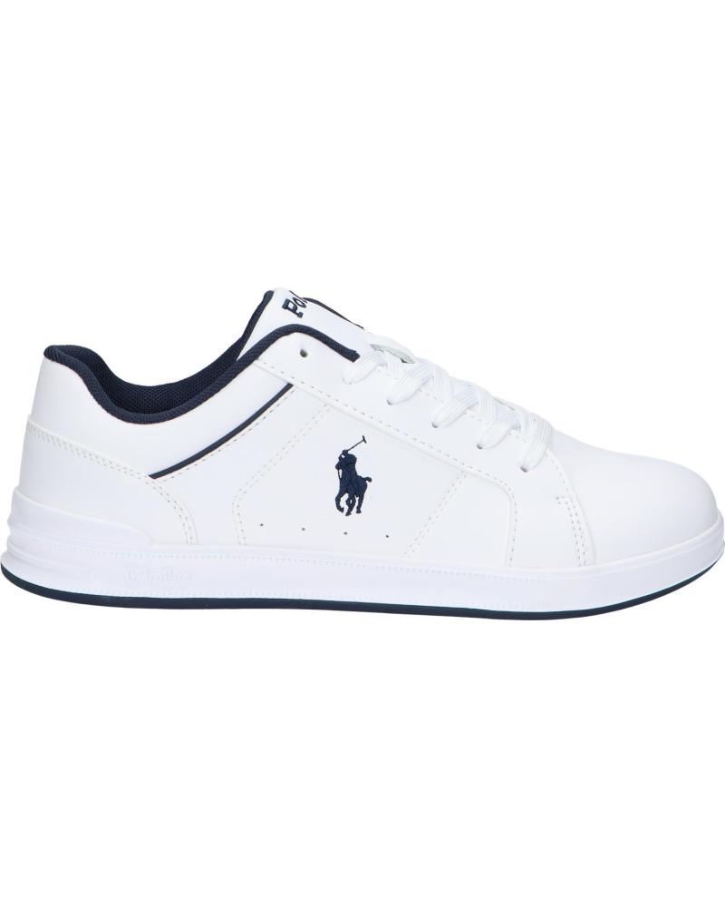 Deportivas de Mujer y Niña y Niño POLO RALPH LAUREN RL02431101 HERITAGE COURT IV J-WHITE SMOOTH - NAVY